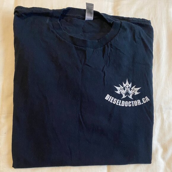 Mens Graphic Tee Black Short Sleeve XL - Picture 2 of 5